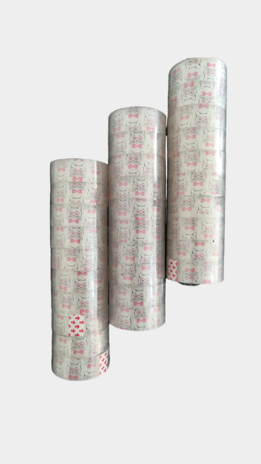 چسب نواری کریستال 36 یارد CAT کارتن 100 حلقه